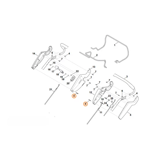 Stihl  Śruba ścinana P5x30 9104 007 4294